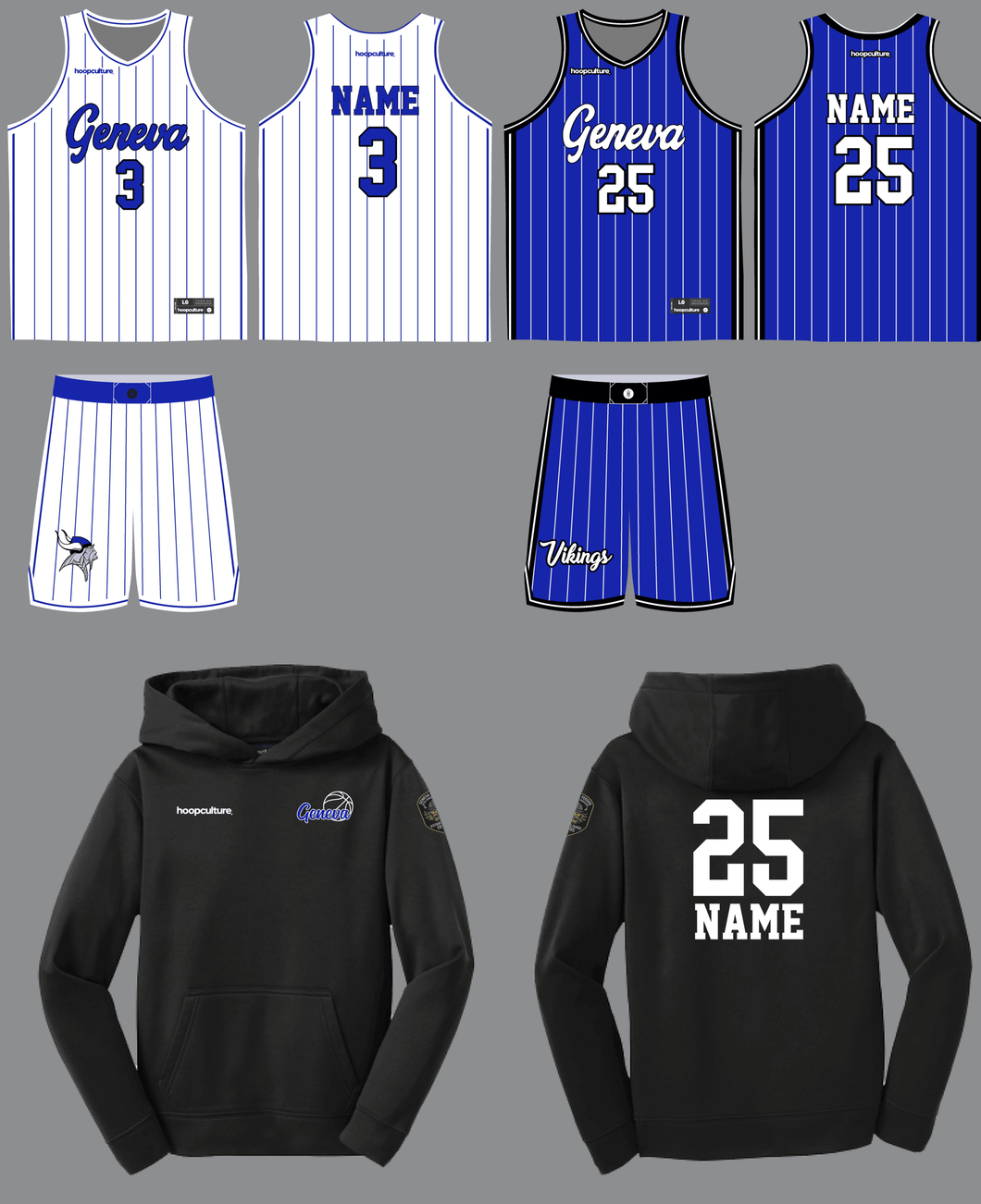 YOUTH BOYS 2025 Geneva Vikings Uniform